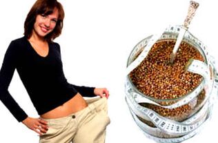 buckwheat غذا کے جسم کی عام حالت پر ایک مثبت اثر پڑتا ہے